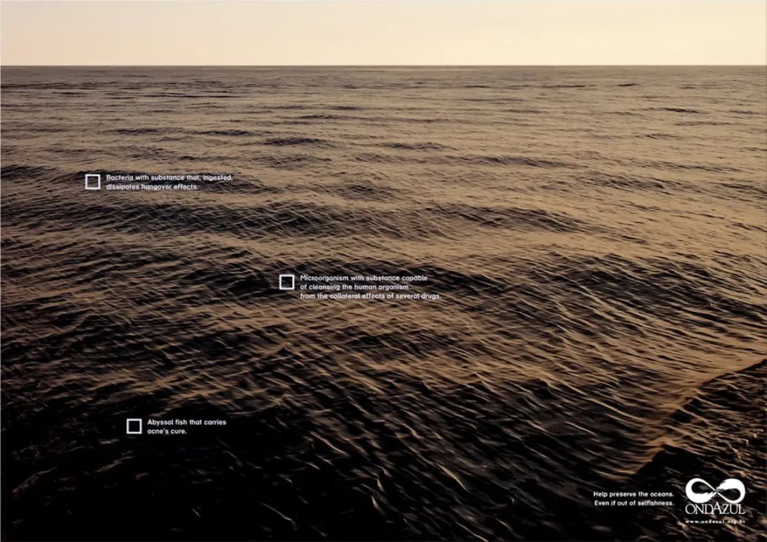 Onda Azul print ads