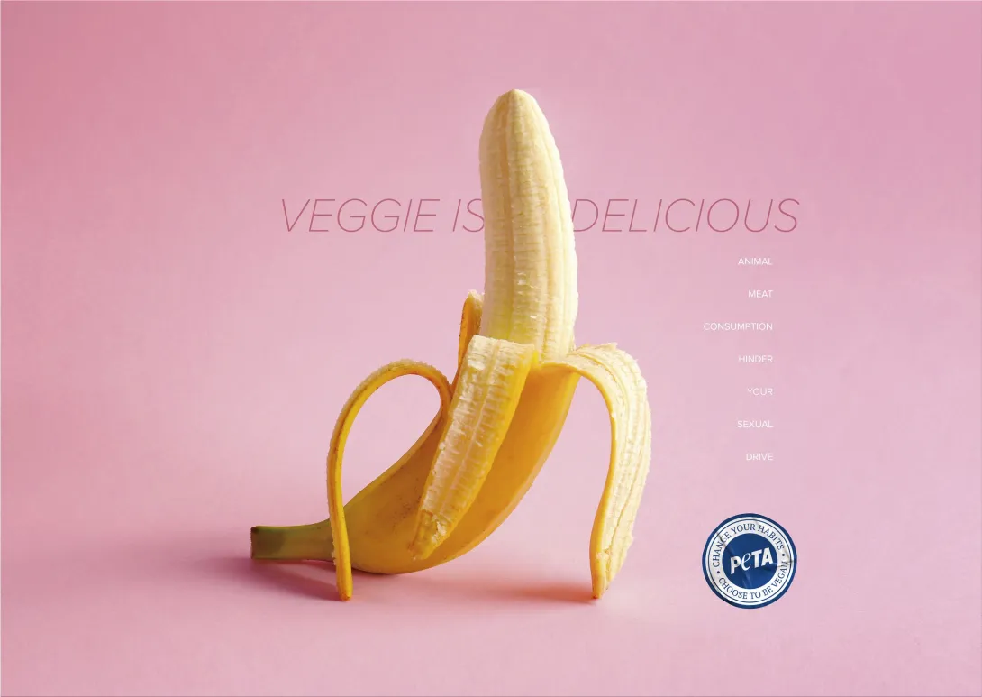 PETA "Veggie is delicious"