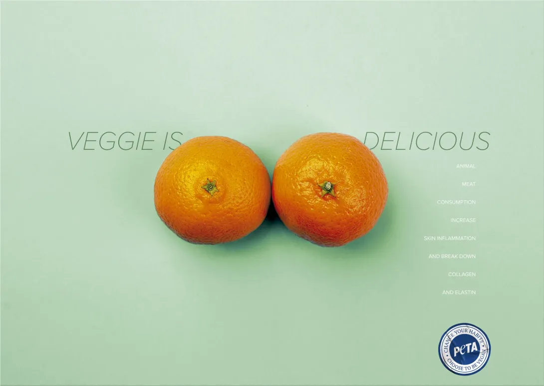 PETA "Veggie is delicious"
