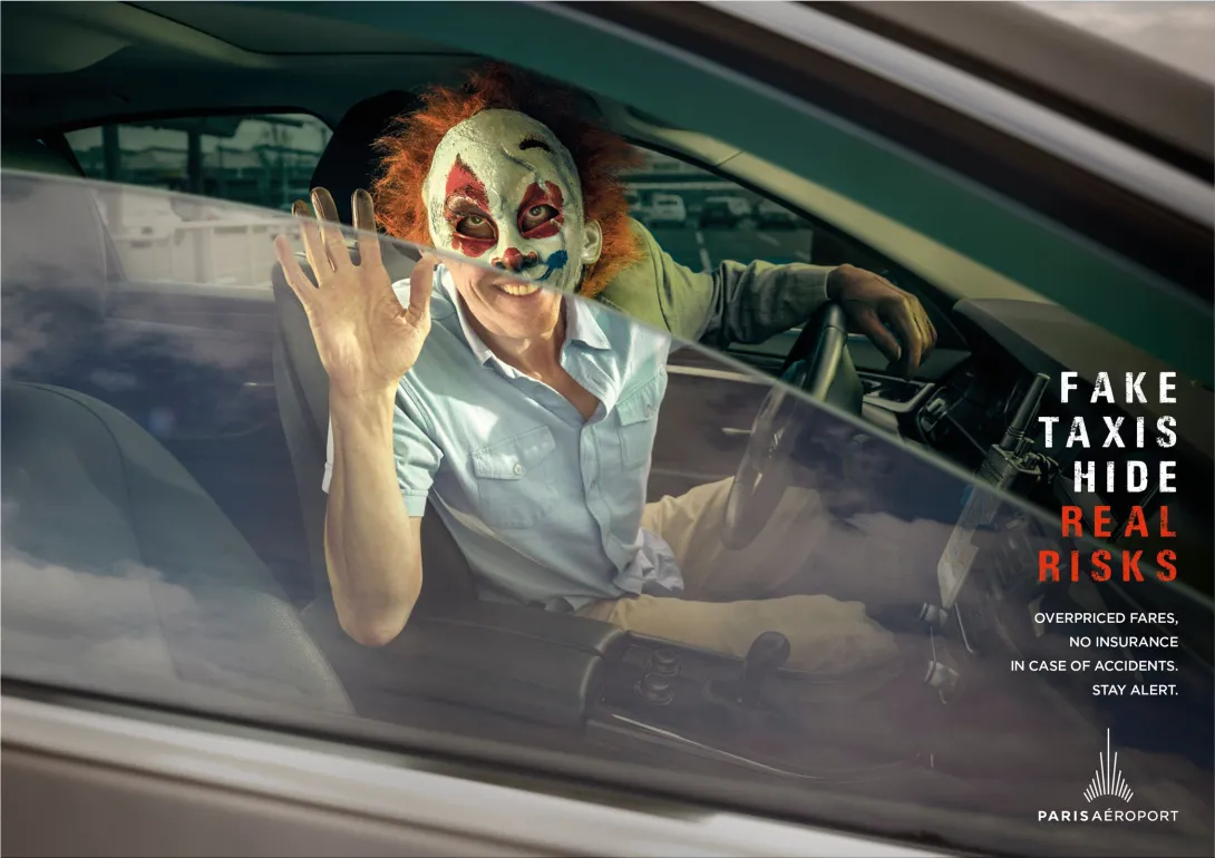 Paris Aeroport "Fake taxis hide real risks"