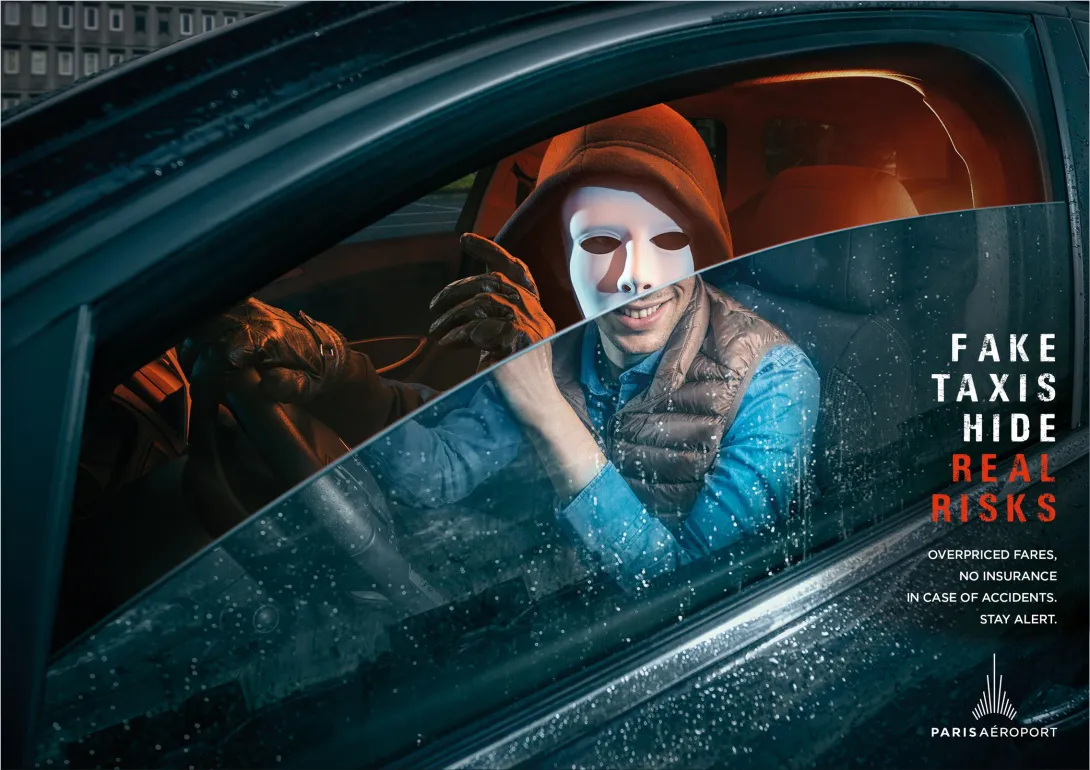 Paris Aeroport "Fake taxis hide real risks"