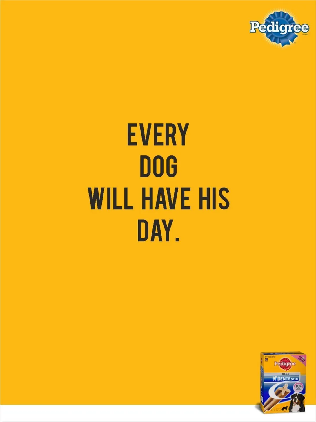 Pedigree print ads