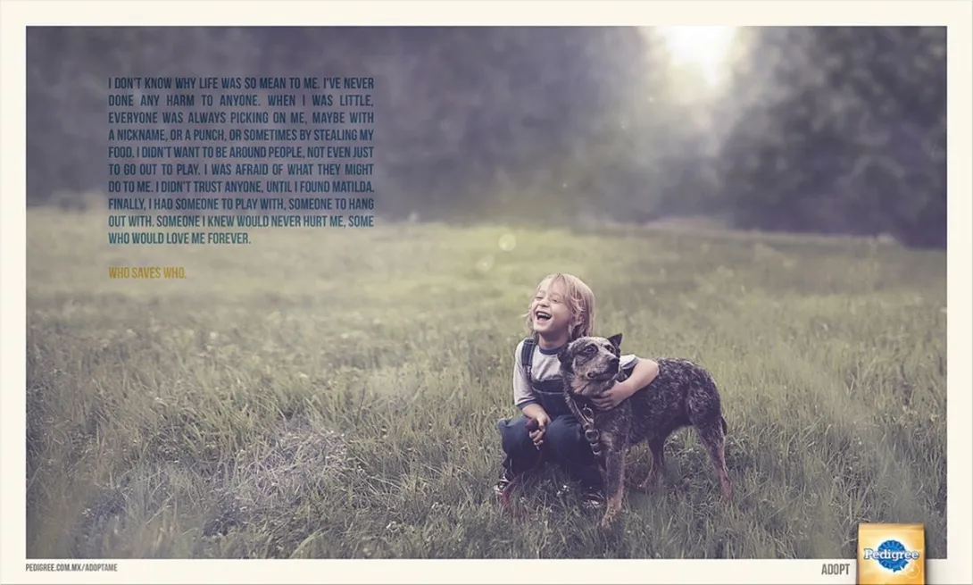Pedigree print ads