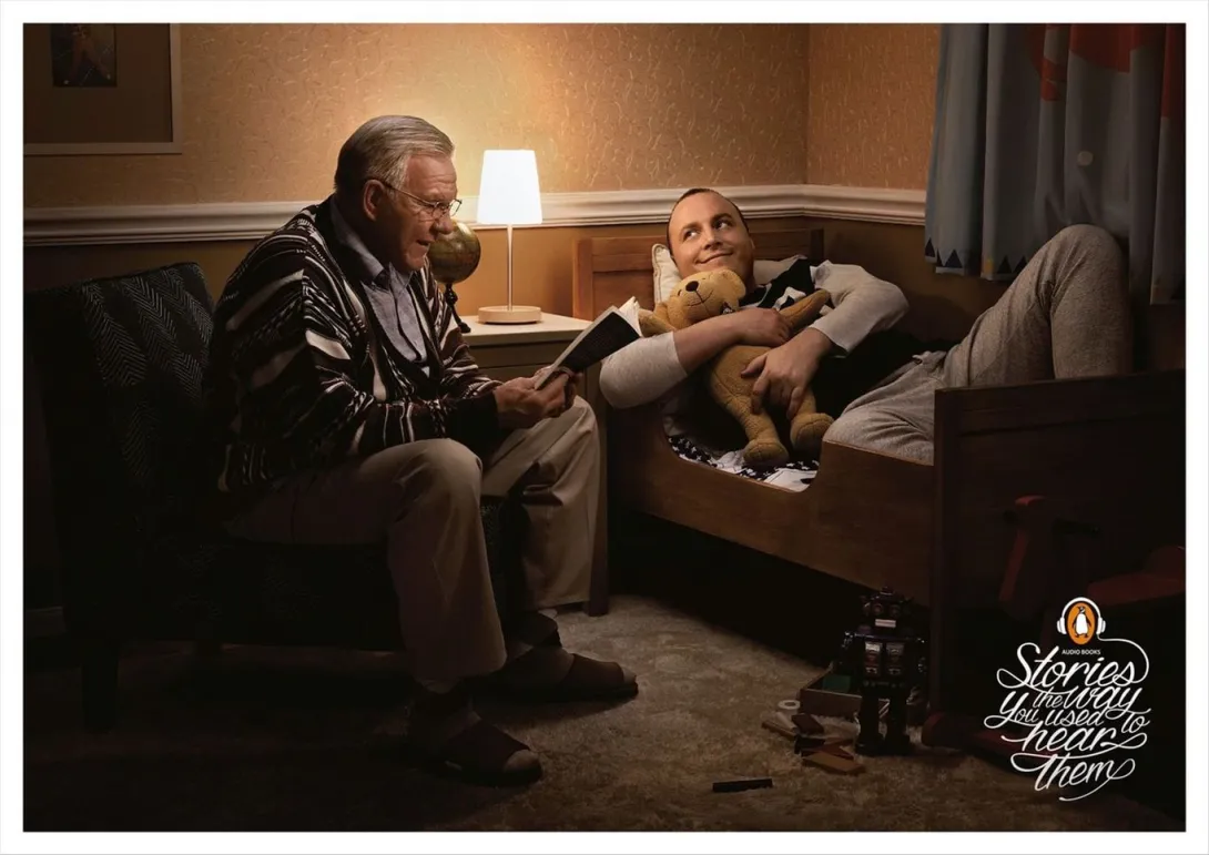 Penguin Audiobooks print ads
