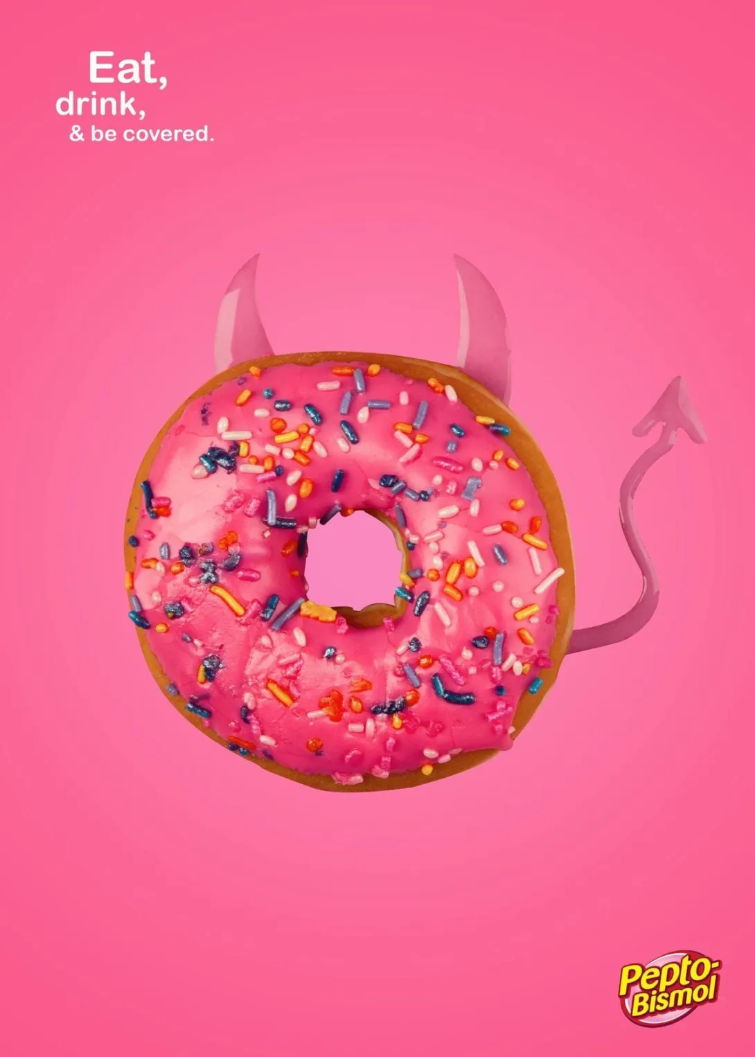 Pepto Bismol: Eat, Dring, & be recovered