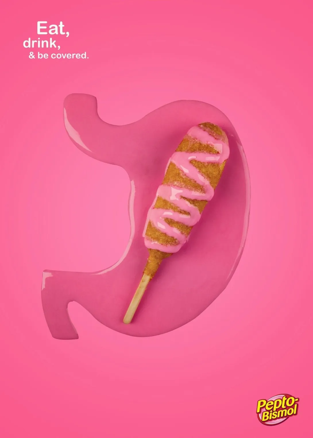 Pepto Bismol: Eat, Dring, & be recovered
