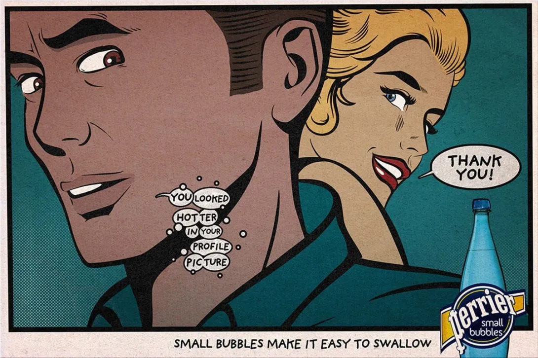Perrier ads