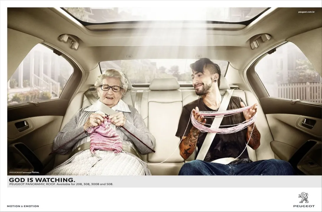 Peugeot print ads