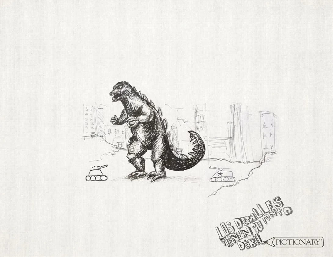 Pictionary print ads