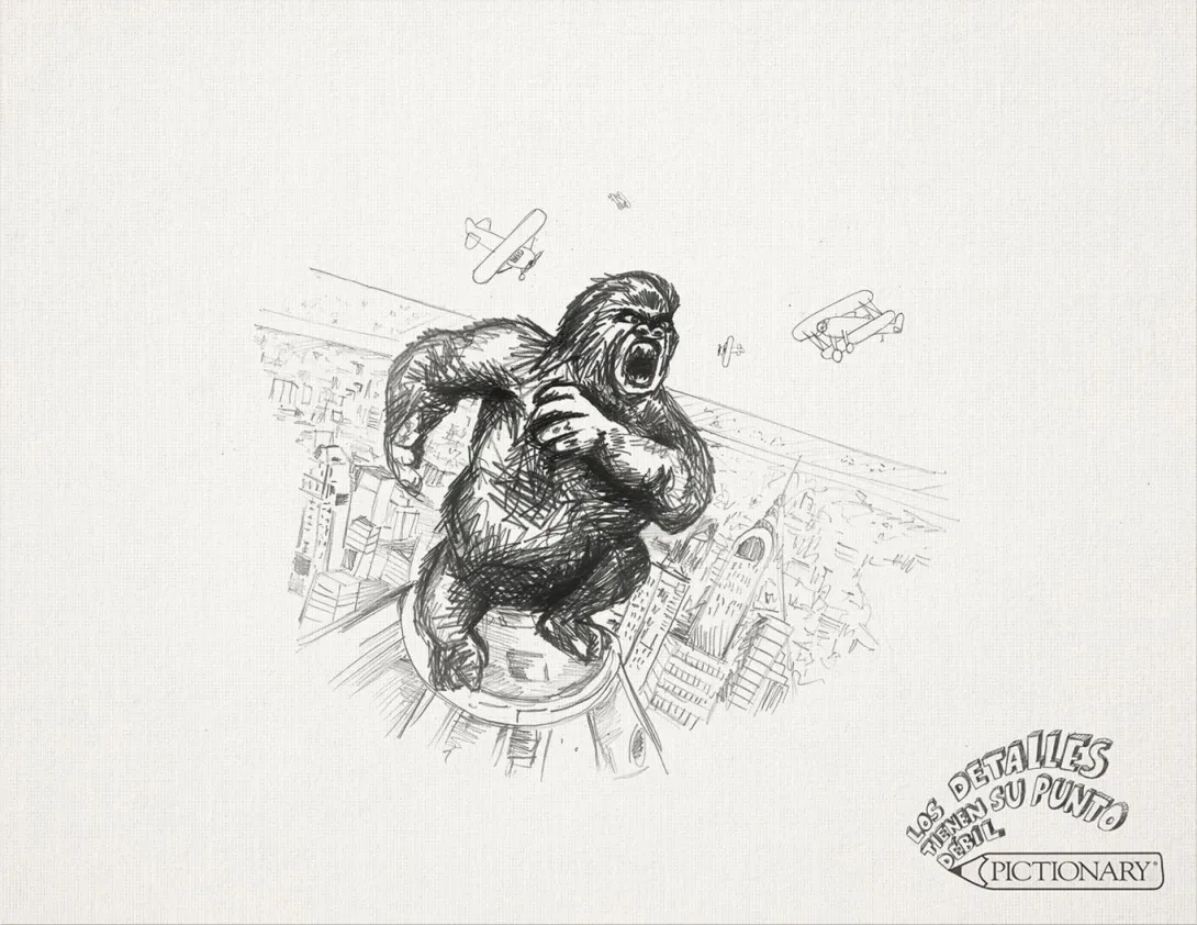 Pictionary print ads