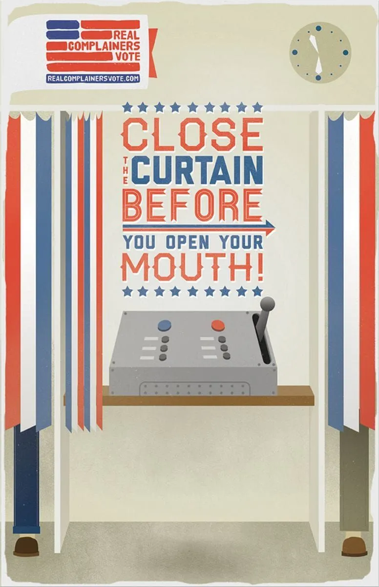 Real Complainers Vote ads