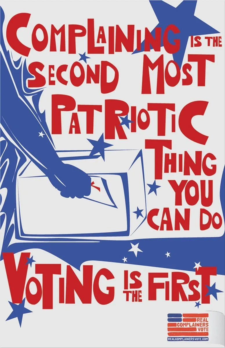 Real Complainers Vote ads