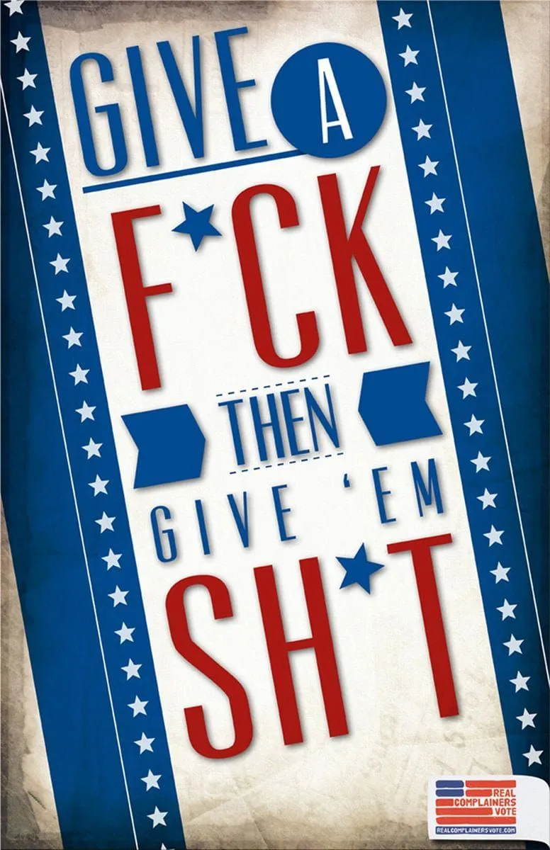 Real Complainers Vote ads