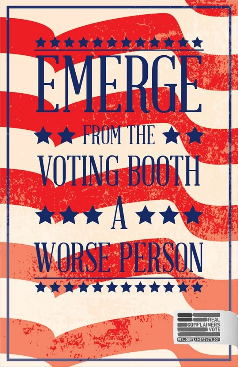 Real Complainers Vote ads