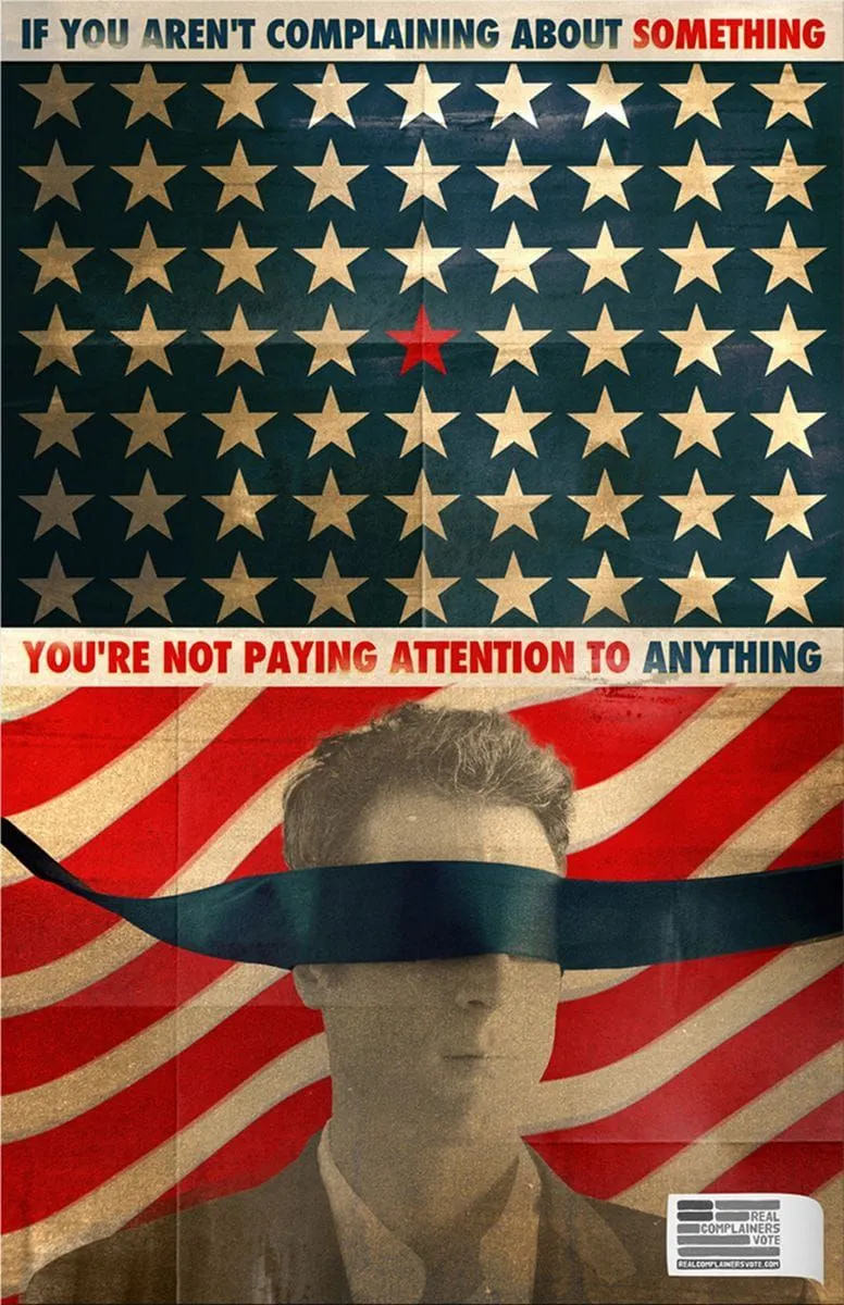 Real Complainers Vote ads