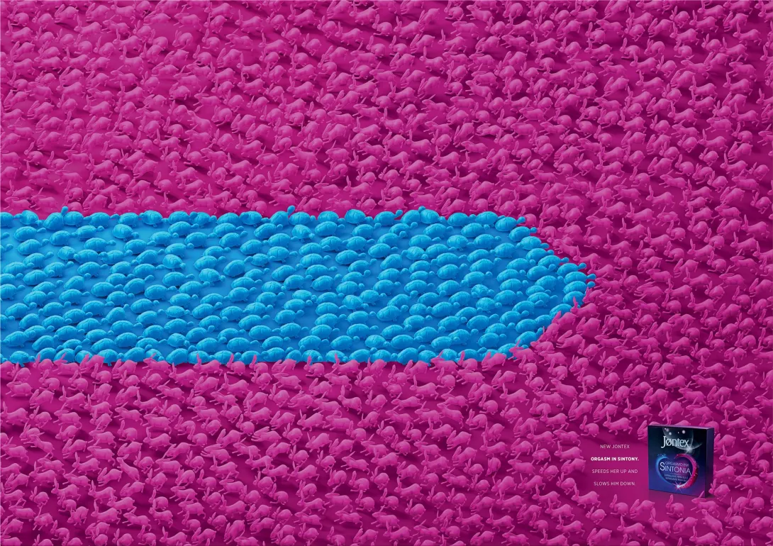 Reckitt Benckiser "New Jontex Orgasm in Sintony"