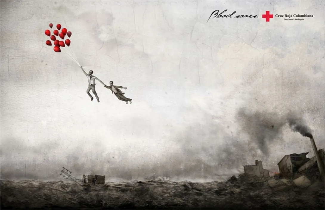 Red Cross print ad