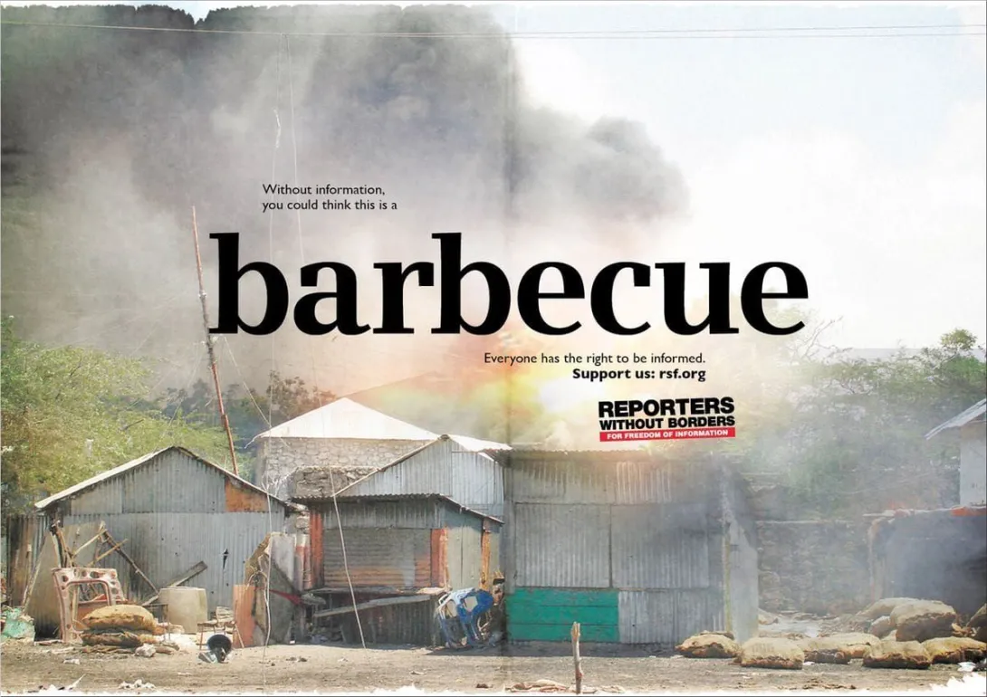 Reporters Without Borders ads