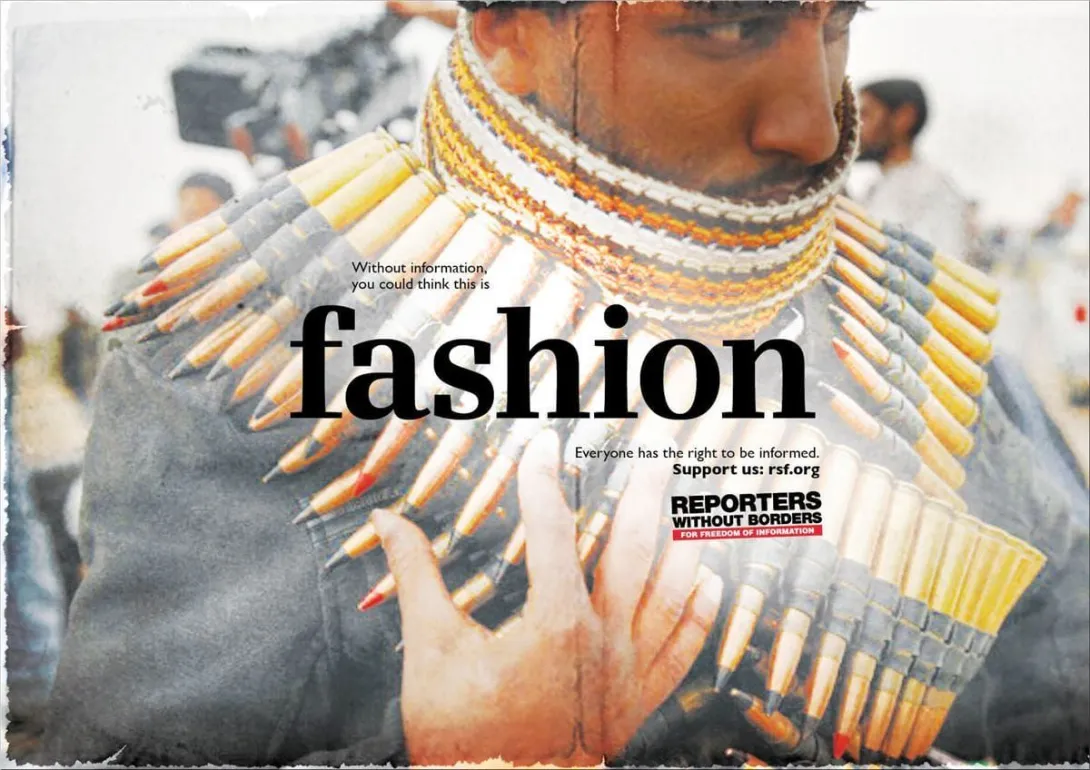 Reporters Without Borders ads