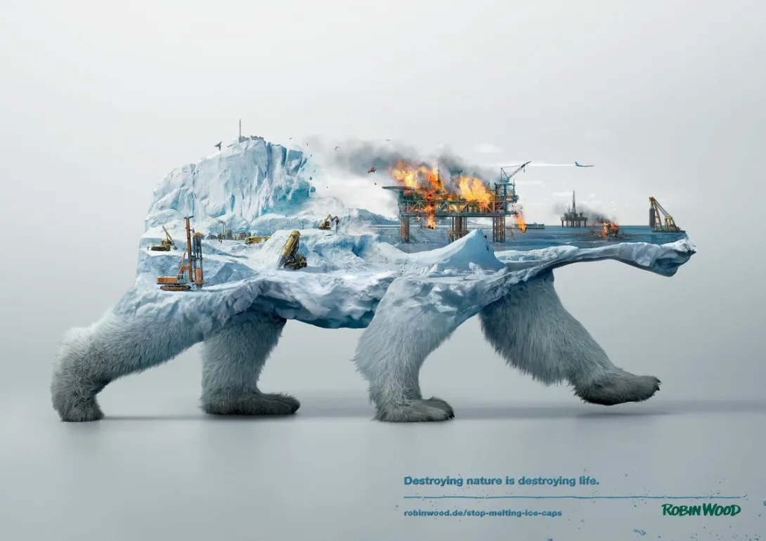 Robin Wood: Destroying nature is destroying life.