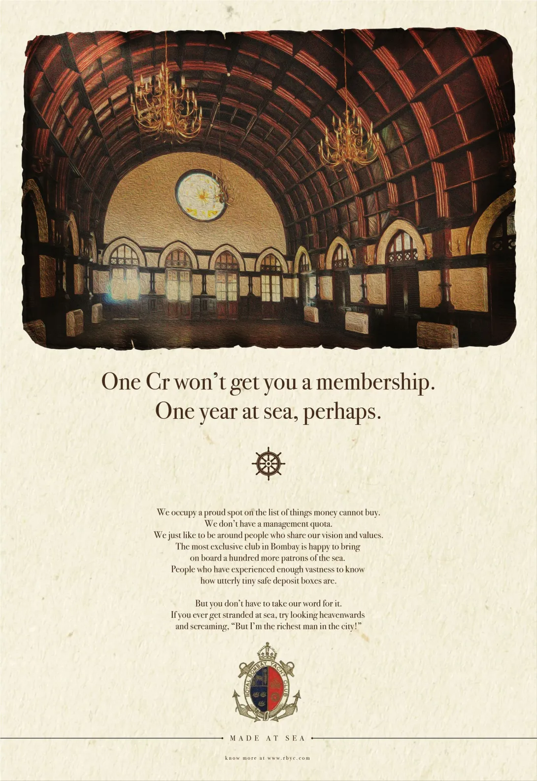 Royal Bombay Yacht Club "Made At Sea"