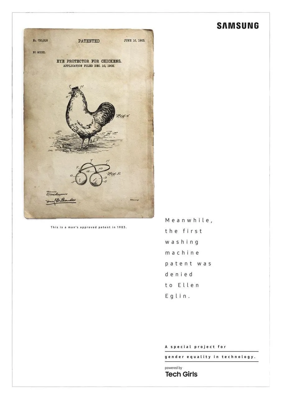 Samsung: "gender equality in technology" by Isobar