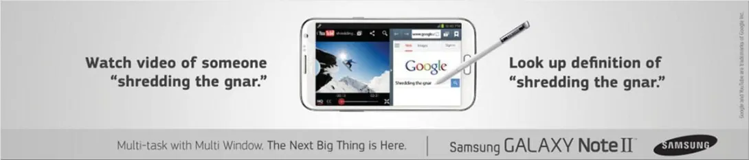 Samsung outdoor ads