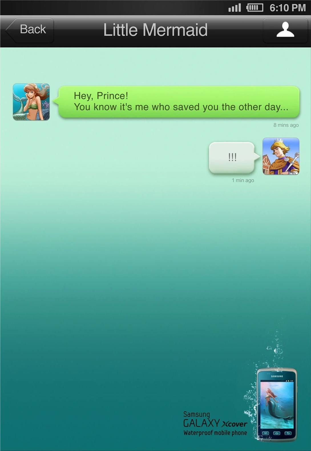 Samsung waterproof phone print