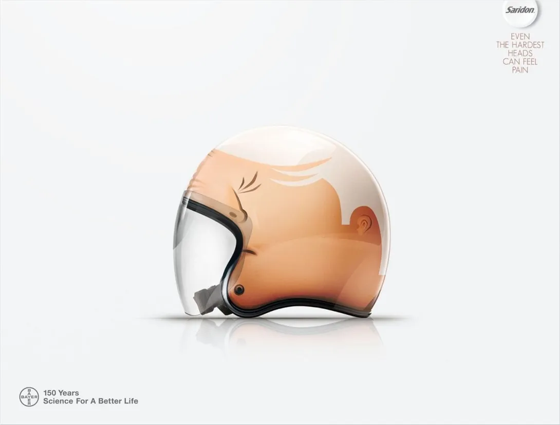 Saridon print ads
