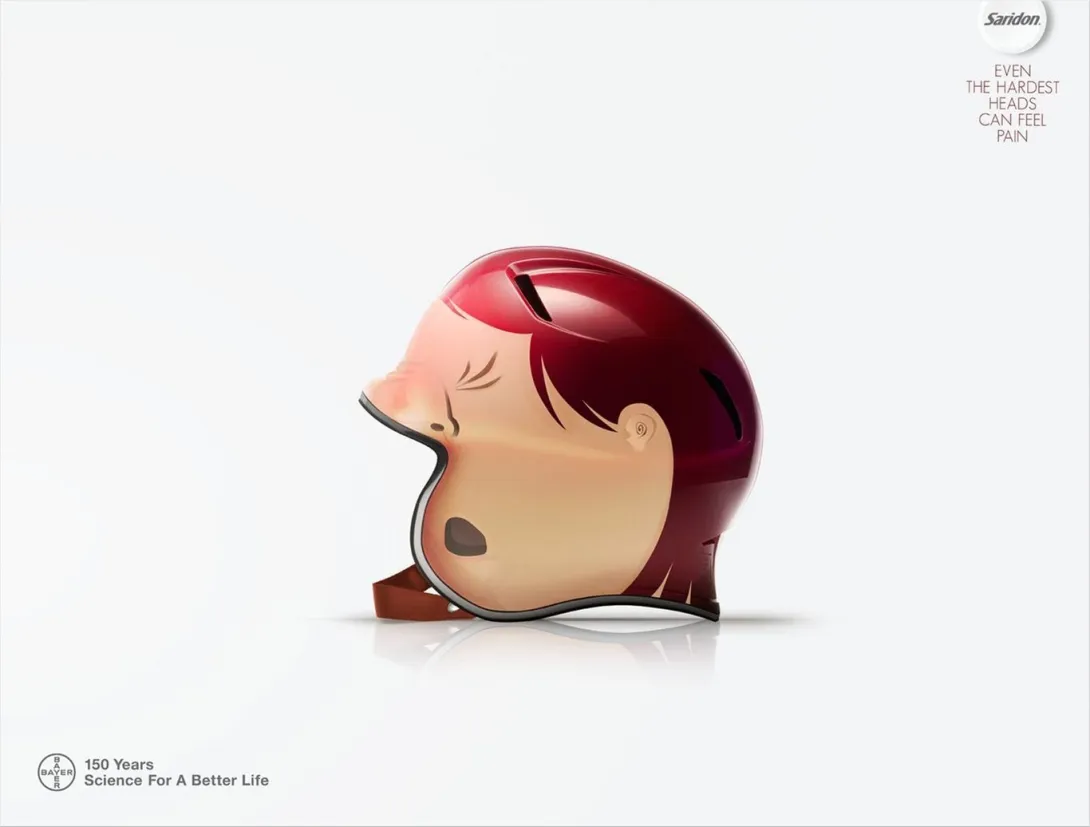 Saridon print ads