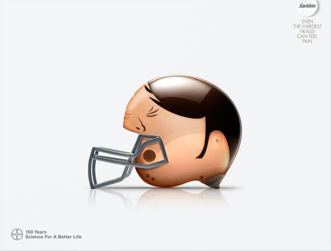 Saridon print ads