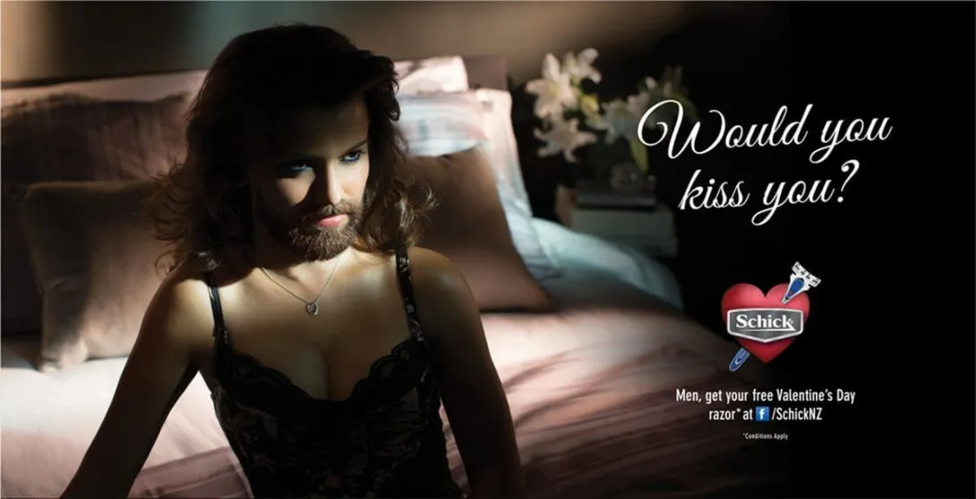 Schick Razor ads