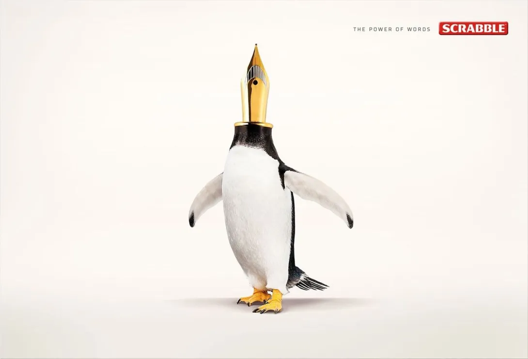 Scrabble print ads