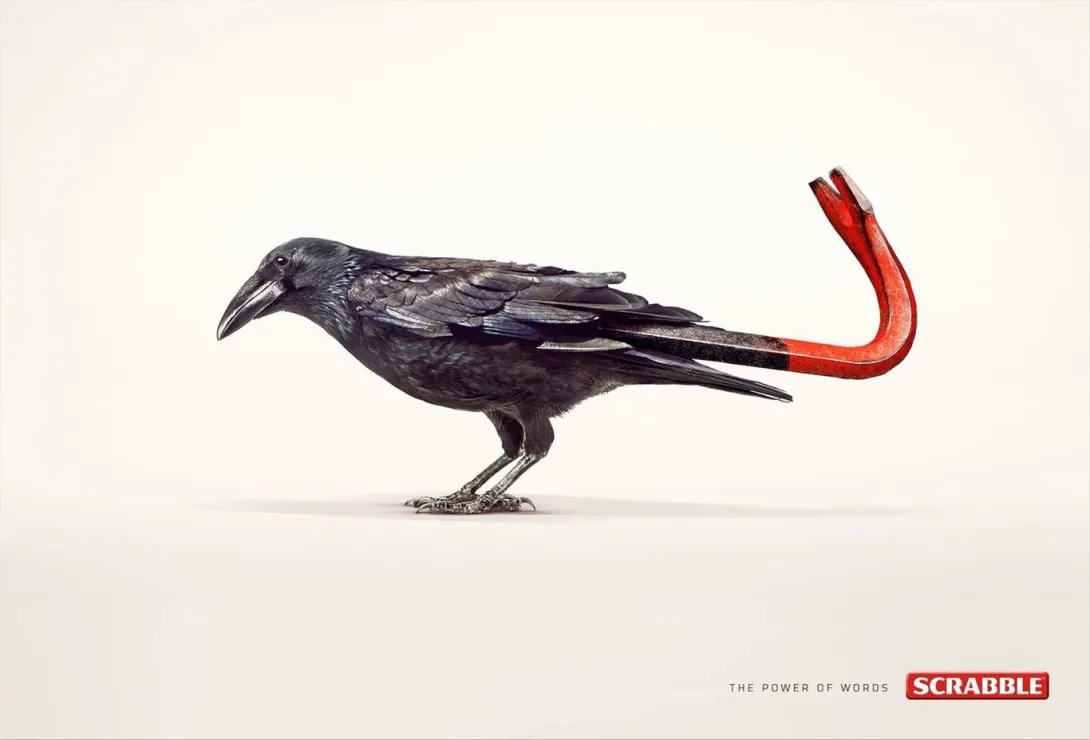 Scrabble print ads