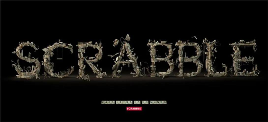 Scrabble print ads