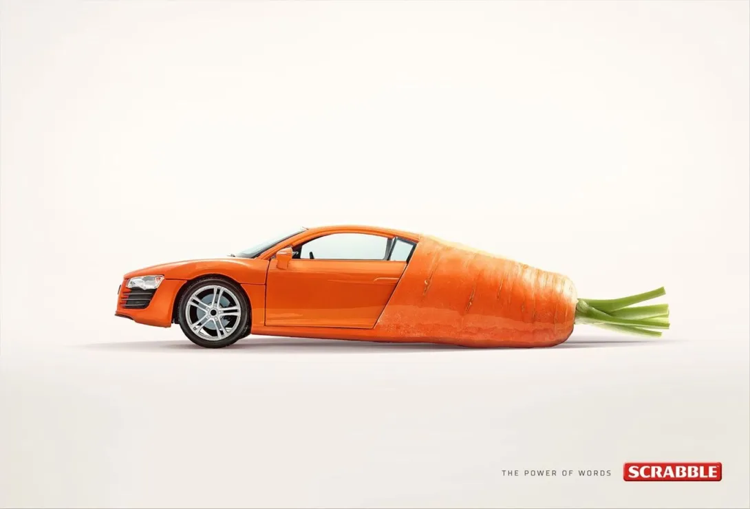 Scrabble print ads