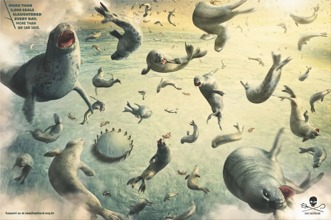 Sea Shepherd print ads