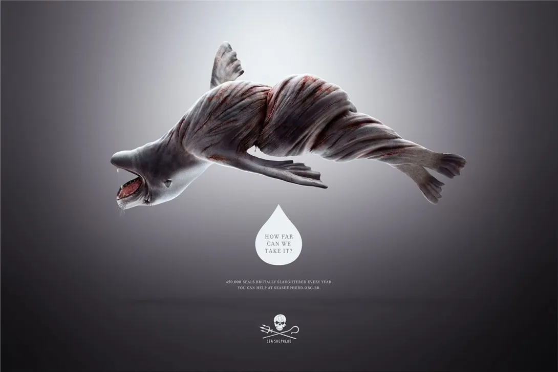 Sea Shepherd print ads