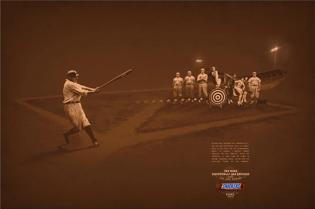 Snickers "You make historically bad business when you are hungry"
