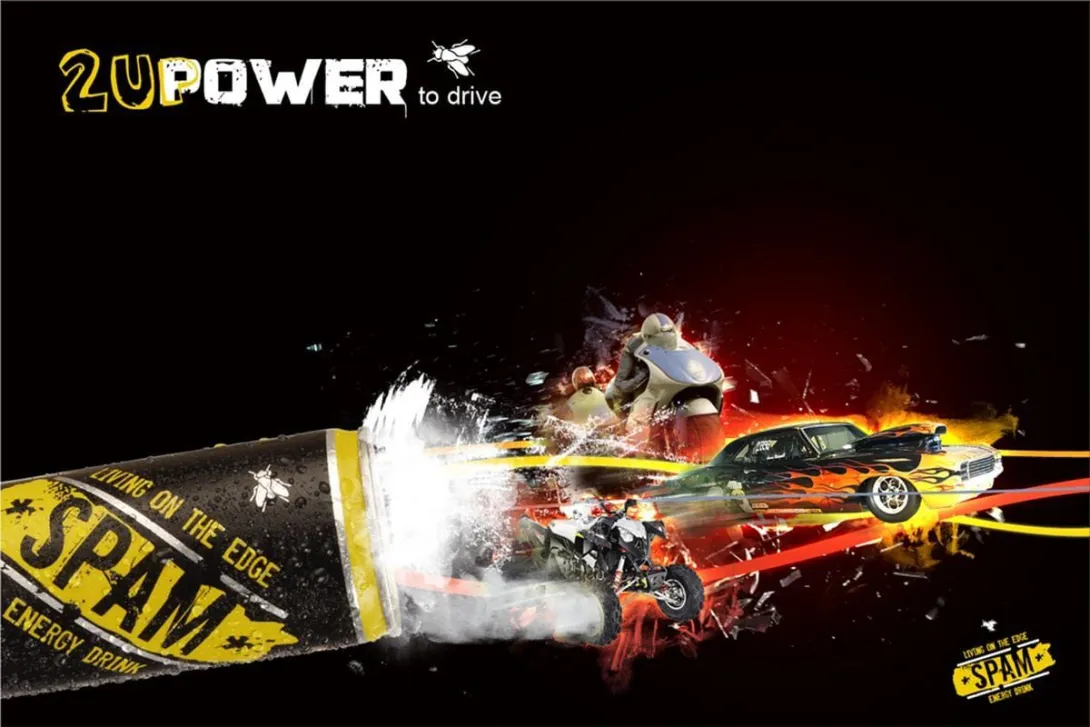 Spam Energy Drink print