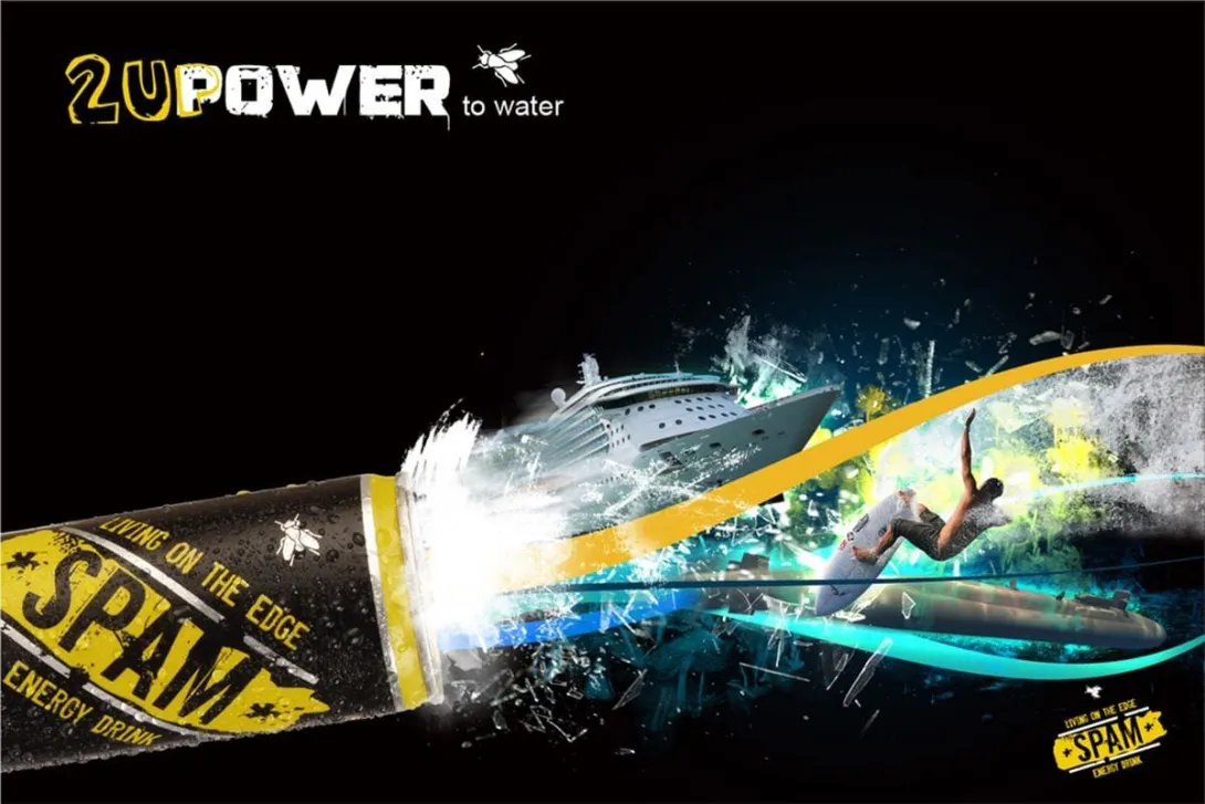 Spam Energy Drink print