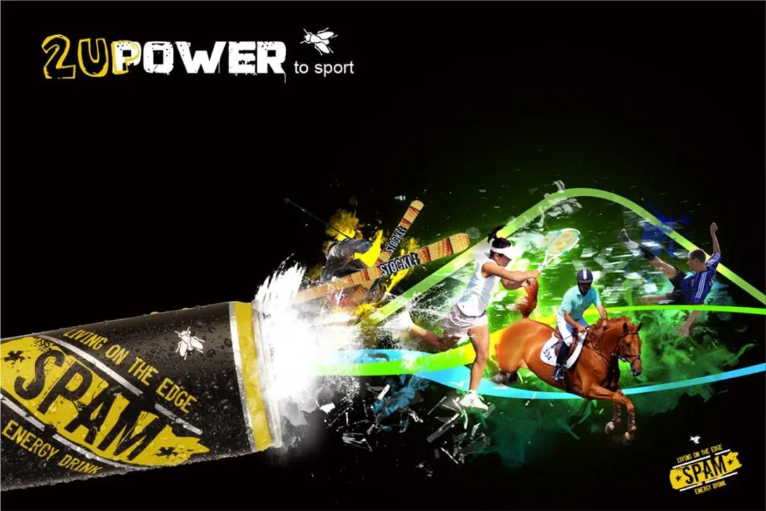 Spam Energy Drink print