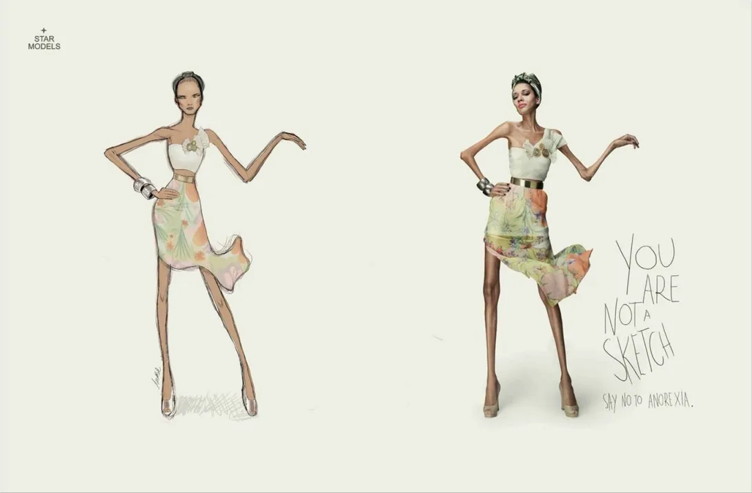 Star Models print