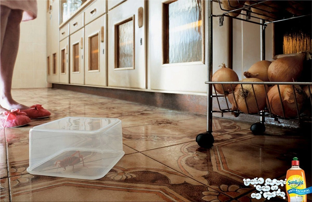 Sunlight Anti-bacterial Dishwashing Liquid ads