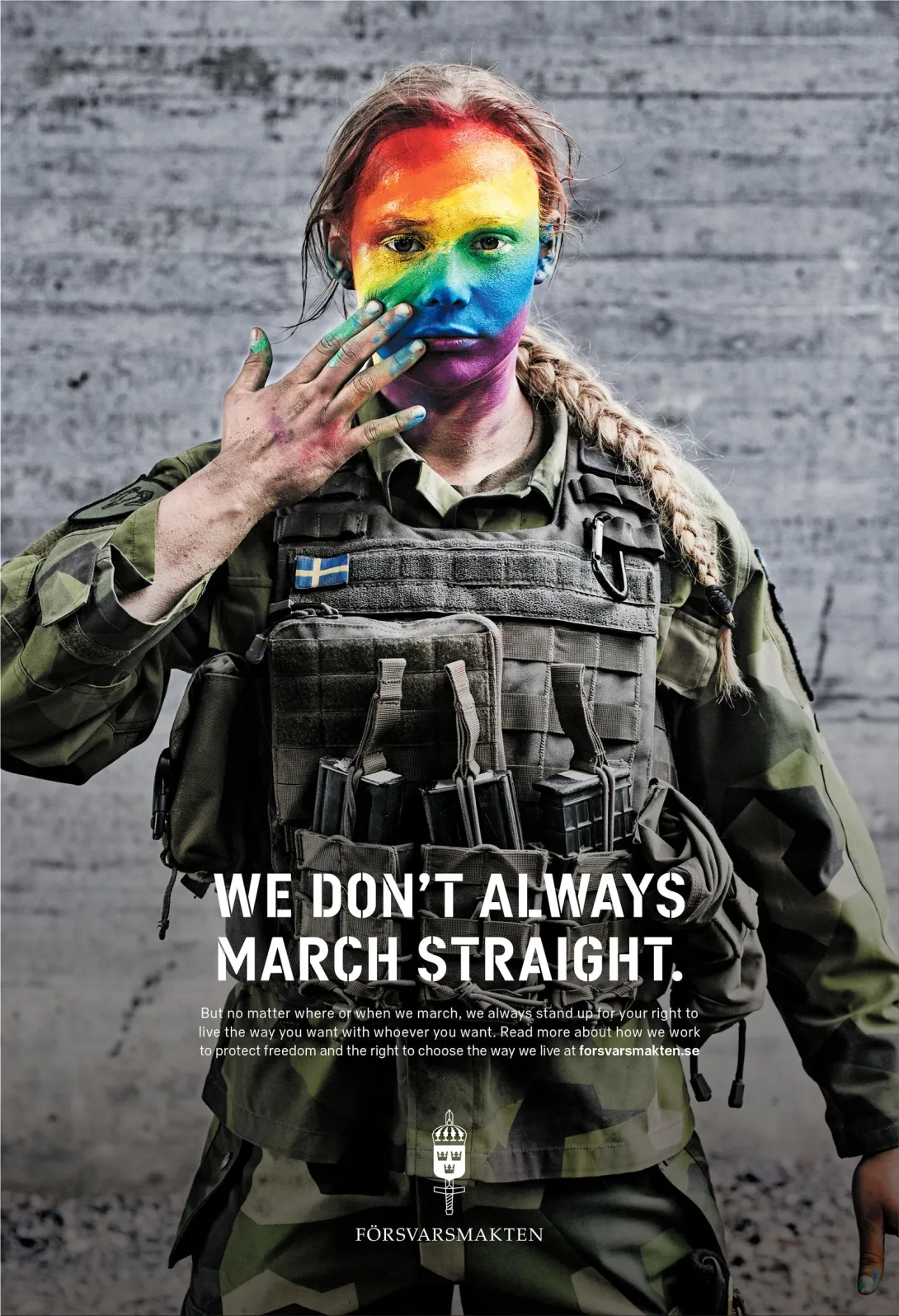 Swedish Armed Forces "We don't always march straight" by Volt