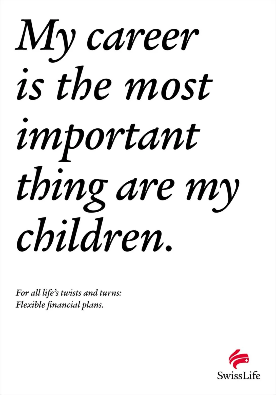 Swiss Life print ads