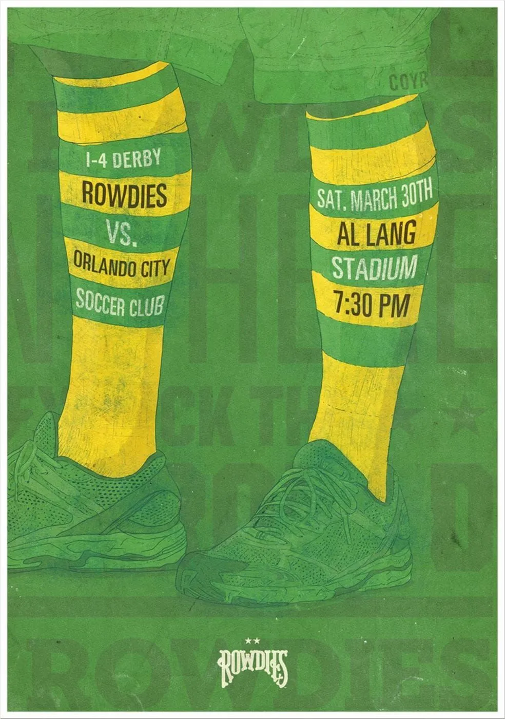 Tampa Bay Rowdies print