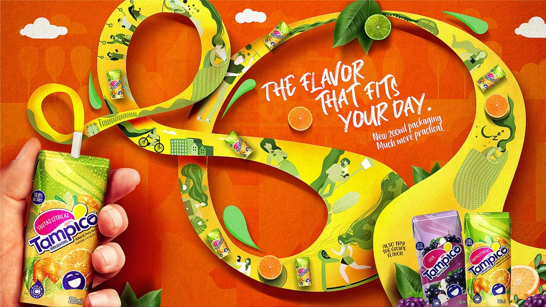 Tampico "The flavor that fits your day"