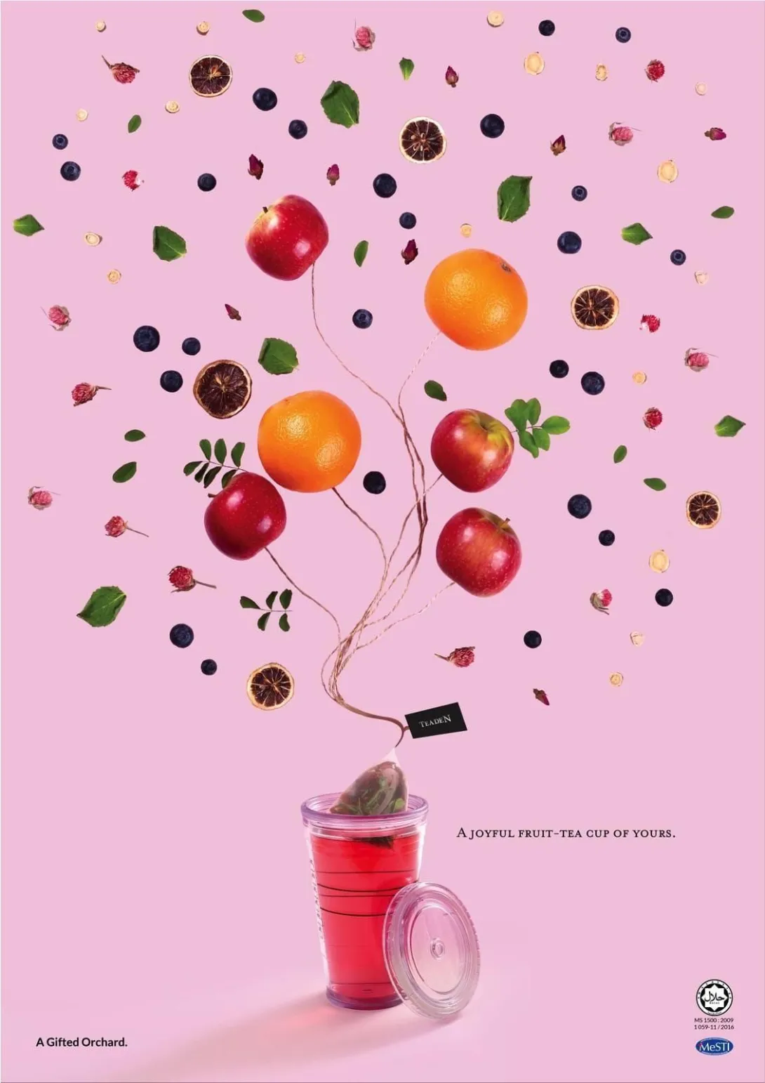 Teaden: "Celebrate- Tea A Day In Your Cup" by At Home Creative