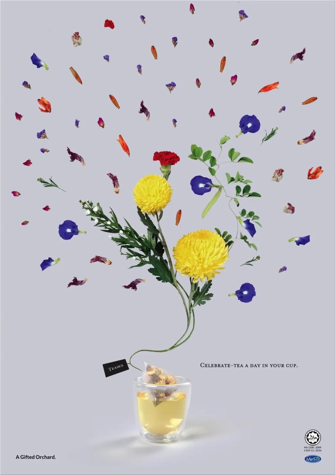 Teaden: "Celebrate- Tea A Day In Your Cup" by At Home Creative